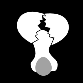 egg: break